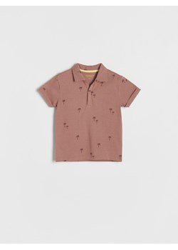 Reserved - T-shirt polo - Brązowy ze sklepu Reserved w kategorii Odzież dla niemowląt - zdjęcie 158035494