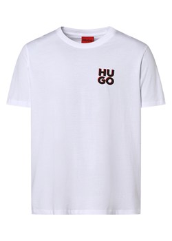 HUGO T-shirty pakowane po 2 szt. Mężczyźni Bawełna czarny nadruk ze sklepu vangraaf w kategorii T-shirty męskie - zdjęcie 158049631