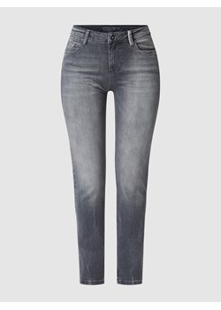 Jeansy o kroju slim fit z dodatkiem streczu model ‘Nancy’ ze sklepu Peek&Cloppenburg  w kategorii Jeansy damskie - zdjęcie 158163450