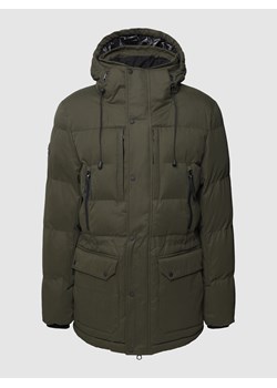 Kurtka pikowana z kapturem ze sklepu Peek&Cloppenburg  w kategorii Kurtki męskie - zdjęcie 158224464