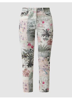 Spodnie o kroju slim fit z dodatkiem streczu model ‘Cora’ ze sklepu Peek&Cloppenburg  w kategorii Spodnie damskie - zdjęcie 158447630