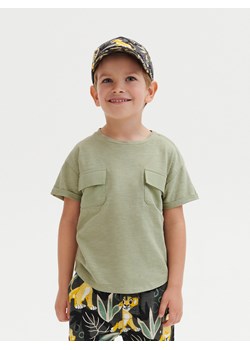 Reserved - T-shirt z kieszeniami - Zielony ze sklepu Reserved w kategorii Odzież dla niemowląt - zdjęcie 158450901