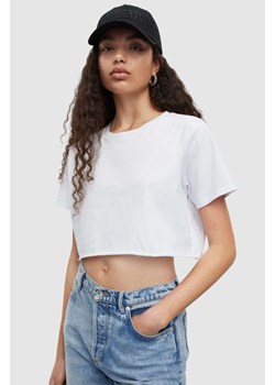 AllSaints t-shirt bawełniany kolor biały ze sklepu ANSWEAR.com w kategorii Bluzki damskie - zdjęcie 158457162