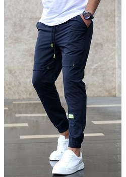 Spodnie męskie LEODOSO NAVY ze sklepu Ivet Shop w kategorii Spodnie męskie - zdjęcie 158480822