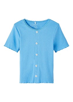 name it Koszulka w kolorze błękitnym ze sklepu Limango Polska w kategorii Bluzki dziewczęce - zdjęcie 158490921