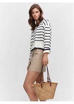Mango Sweter Tortuga 57020264 Biały Regular Fit ze sklepu MODIVO w kategorii Swetry damskie - zdjęcie 158492174