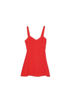 Cropp - Czerwona sukienka na ramiączkach - czerwony ze sklepu Cropp w kategorii Sukienki - zdjęcie 158499393