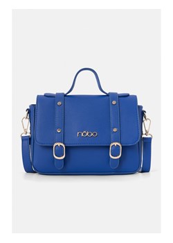 Mała torebka listonoszka Nobo w formie teczki, niebieska ze sklepu NOBOBAGS.COM w kategorii Listonoszki - zdjęcie 158509513