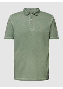Koszulka polo z detalami z logo model ‘SOHO RUGBY POLO’ ze sklepu Peek&Cloppenburg  w kategorii T-shirty męskie - zdjęcie 158536023