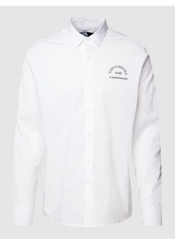 Koszula casualowa z detalem z logo ze sklepu Peek&Cloppenburg  w kategorii Koszule męskie - zdjęcie 158538754