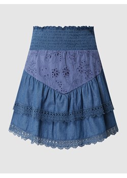 Spódnica jeansowa z efektem stopniowania ze sklepu Peek&Cloppenburg  w kategorii Spódnice - zdjęcie 158543780