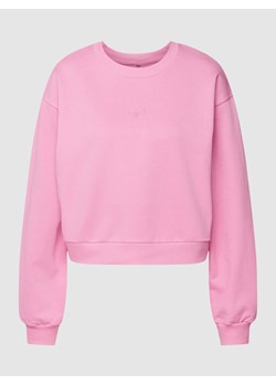 Bluza z okrągłym dekoltem i obniżonymi ramionami ze sklepu Peek&Cloppenburg  w kategorii Bluzy damskie - zdjęcie 158551163