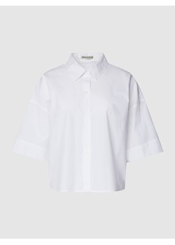Bluzka krótka z kołnierzykiem koszulowym model ‘YARIKA’ ze sklepu Peek&Cloppenburg  w kategorii Koszule damskie - zdjęcie 158559190