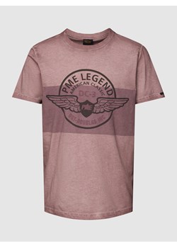 T-shirt z nadrukiem z logo ze sklepu Peek&Cloppenburg  w kategorii T-shirty męskie - zdjęcie 158566051