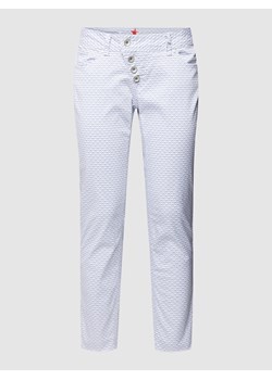 Spodnie ze wzorem na całej powierzchni model ‘MALIBU’ ze sklepu Peek&Cloppenburg  w kategorii Spodnie damskie - zdjęcie 158575513