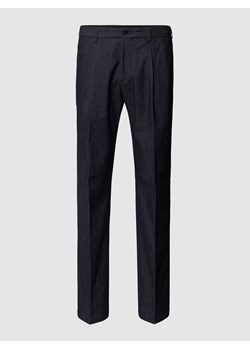 Spodnie do garnituru o kroju slim fit z dodatkiem streczu ze sklepu Peek&Cloppenburg  w kategorii Spodnie męskie - zdjęcie 158577013