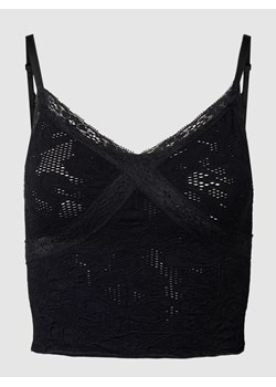 Top krótki model ‘Seamless Cross Lace’ ze sklepu Peek&Cloppenburg  w kategorii Bluzki damskie - zdjęcie 158580211