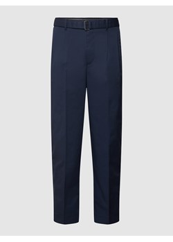 Chinosy z paskiem ze sklepu Peek&Cloppenburg  w kategorii Spodnie męskie - zdjęcie 158591184