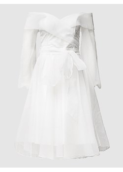 Suknia ślubna z dekoltem carmen ze sklepu Peek&Cloppenburg  w kategorii Sukienki - zdjęcie 158592682
