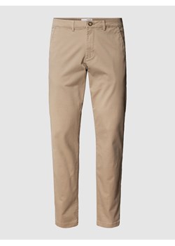 Chinosy o kroju slim fit w jednolitym kolorze model ‘NEW Miles’ ze sklepu Peek&Cloppenburg  w kategorii Spodnie męskie - zdjęcie 158594043