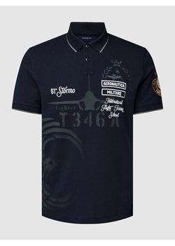 Koszulka polo z wyhaftowanym logo ze sklepu Peek&Cloppenburg  w kategorii T-shirty męskie - zdjęcie 158607873