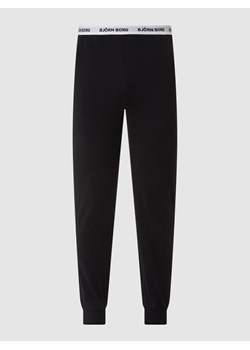 Spodnie dresowe z dodatkiem streczu ze sklepu Peek&Cloppenburg  w kategorii Spodnie męskie - zdjęcie 158611370