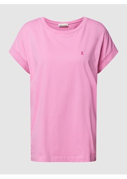 T-shirt z przeszytymi zakładkami na rękawach model ‘IDA’ ze sklepu Peek&Cloppenburg  w kategorii Bluzki damskie - zdjęcie 158625260