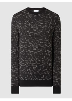 Sweter z mieszanki bawełny i jedwabiu ze sklepu Peek&Cloppenburg  w kategorii Swetry męskie - zdjęcie 158648841