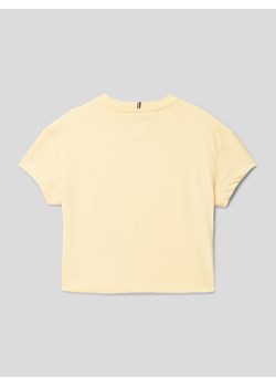 T-shirt z wyhaftowanym logo ze sklepu Peek&Cloppenburg  w kategorii Bluzki dziewczęce - zdjęcie 158658734