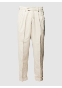 Spodnie materiałowe w kant model ‘Camillo’ ze sklepu Peek&Cloppenburg  w kategorii Spodnie męskie - zdjęcie 158668401