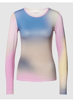 Bluzka z długim rękawem i efektem batiku model ‘COMFY’ ze sklepu Peek&Cloppenburg  w kategorii Bluzki damskie - zdjęcie 158668672