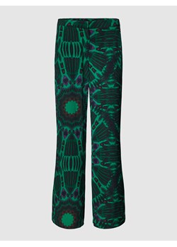 Spodnie ze wzorem na całej powierzchni model ‘CLYDE’ ze sklepu Peek&Cloppenburg  w kategorii Spodnie damskie - zdjęcie 158670152
