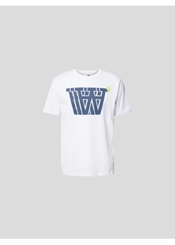 T-shirt z nadrukiem z logo model ‘Ace’ ze sklepu Peek&Cloppenburg  w kategorii T-shirty męskie - zdjęcie 158671631