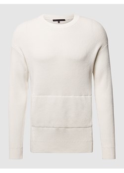 Sweter z dzianiny z kieszenią kangurką model ‘Luca’ ze sklepu Peek&Cloppenburg  w kategorii Swetry męskie - zdjęcie 158679464