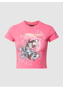 T-shirt krótki z okrągłym dekoltem model ‘KOI WAVE’ ze sklepu Peek&Cloppenburg  w kategorii Bluzki damskie - zdjęcie 158683710