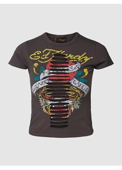 T-shirt z wycięciami model ‘LOVE’ ze sklepu Peek&Cloppenburg  w kategorii Bluzki damskie - zdjęcie 158700453