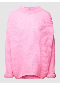 Sweter z dzianiny ze stójką ze sklepu Peek&Cloppenburg  w kategorii Swetry damskie - zdjęcie 158706153