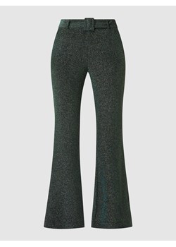 Spodnie rozkloszowane z efektowną przędzą ze sklepu Peek&Cloppenburg  w kategorii Spodnie damskie - zdjęcie 158732022