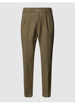 Spodnie materiałowe w kant model ‘Camillo’ ze sklepu Peek&Cloppenburg  w kategorii Spodnie męskie - zdjęcie 158732702