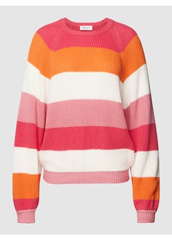 Sweter z dzianiny w paski ze sklepu Peek&Cloppenburg  w kategorii Swetry damskie - zdjęcie 158736892