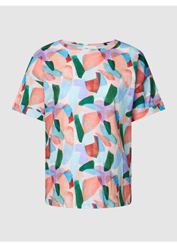 T-shirt we wzory na całej powierzchni ze sklepu Peek&Cloppenburg  w kategorii Bluzki damskie - zdjęcie 158740311