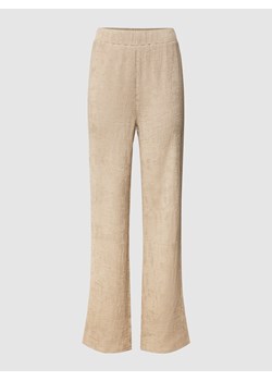 Spodnie z fakturowanym wzorem ze sklepu Peek&Cloppenburg  w kategorii Spodnie damskie - zdjęcie 158743940