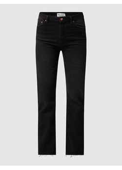 Jeansy o kroju straight fit z wysokim stanem z bawełny ekologicznej ze sklepu Peek&Cloppenburg  w kategorii Jeansy damskie - zdjęcie 158745730