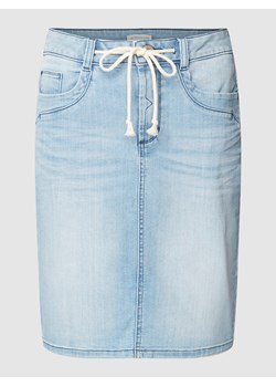 Spódnica jeansowa o długości do kolan z tunelem ze sklepu Peek&Cloppenburg  w kategorii Spódnice - zdjęcie 158753391