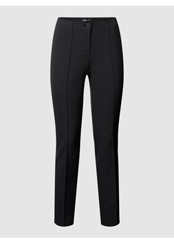 Spodnie z dodatkiem streczu i zakładkami w pasie model ‘ROS’ ze sklepu Peek&Cloppenburg  w kategorii Spodnie damskie - zdjęcie 158774630