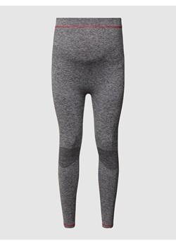 Legginsy ciążowe z detalami w kontrastowym kolorze ze sklepu Peek&Cloppenburg  w kategorii Spodnie ciążowe - zdjęcie 158785754