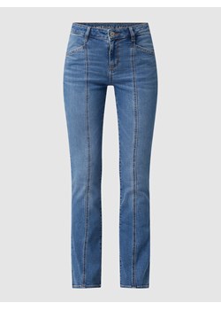 Jeansy z wysokim stanem o kroju skinny fit z dodatkiem streczu ze sklepu Peek&Cloppenburg  w kategorii Jeansy damskie - zdjęcie 158796912