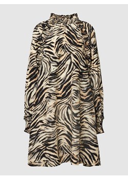 Sukienka koszulowa ze zwierzęcym nadrukiem model ‘FRILL’ ze sklepu Peek&Cloppenburg  w kategorii Sukienki - zdjęcie 158796934