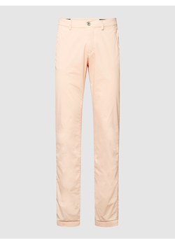 Spodnie materiałowe z lamowanymi kieszeniami model ‘Torino’ ze sklepu Peek&Cloppenburg  w kategorii Spodnie męskie - zdjęcie 158808054