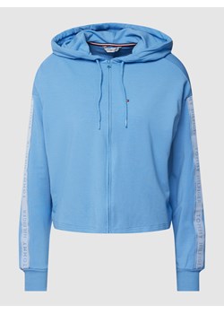 Bluza rozpinana z wyhaftowanym logo model ‘FULL ZIP HOODIE’ ze sklepu Peek&Cloppenburg  w kategorii Bluzy damskie - zdjęcie 158810501